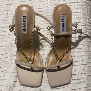 steve madden bone colored adelia heel